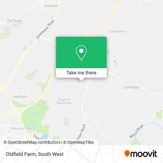 Oldfield Farm map