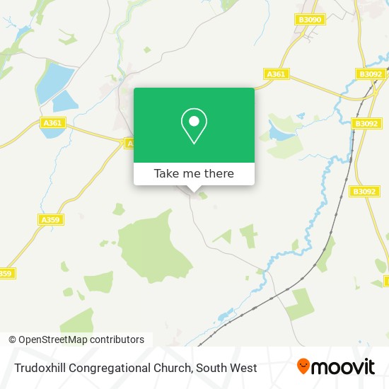 Trudoxhill Congregational Church map