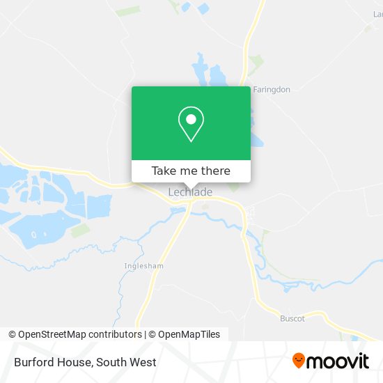 Burford House map