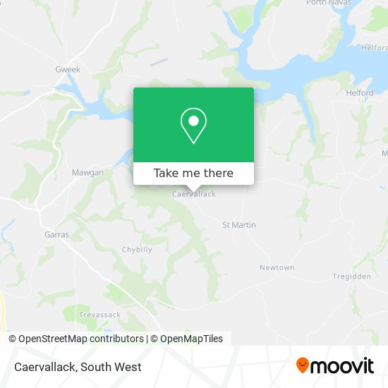 Caervallack map