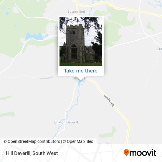 Hill Deverill map