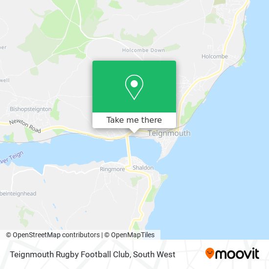 Teignmouth Rugby Football Club map