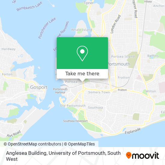 Anglesea Building, University of Portsmouth map