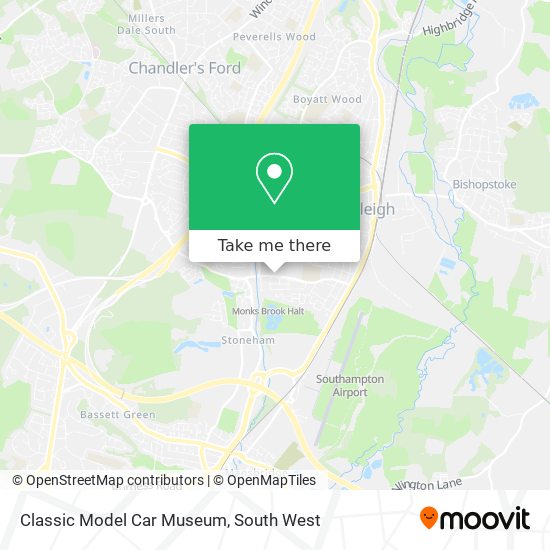Classic Model Car Museum map