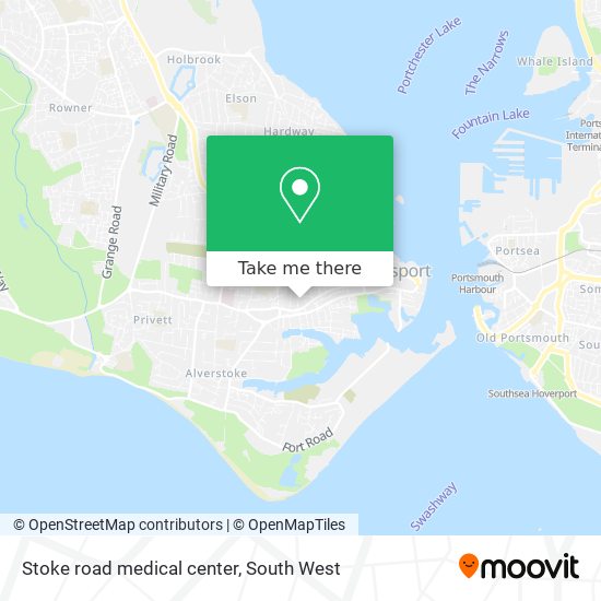 Stoke road medical center map