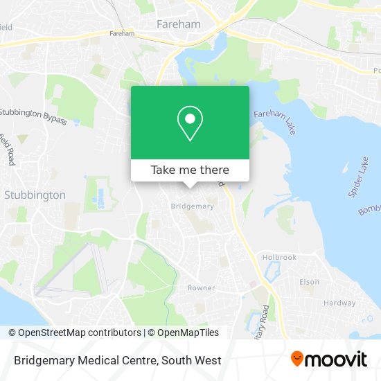 Bridgemary Medical Centre map