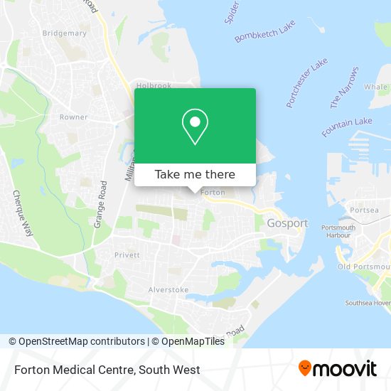 Forton Medical Centre map