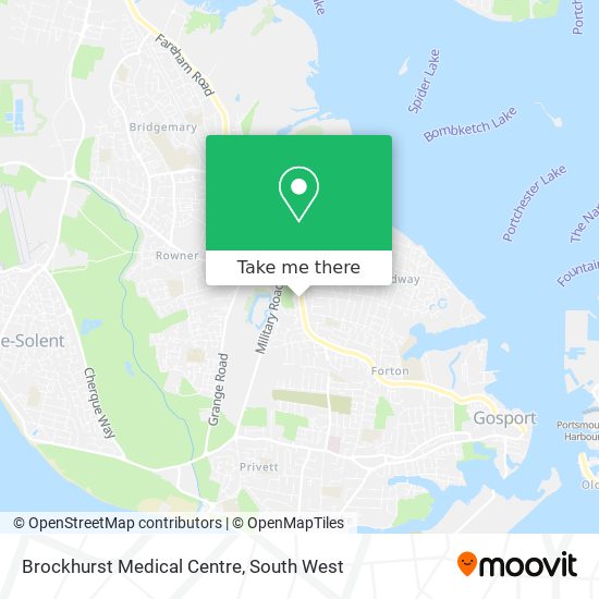 Brockhurst Medical Centre map