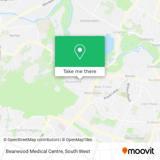Bearwood Medical Centre map