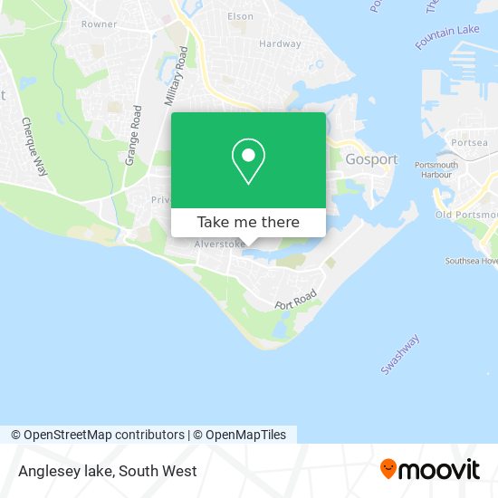 Anglesey lake map