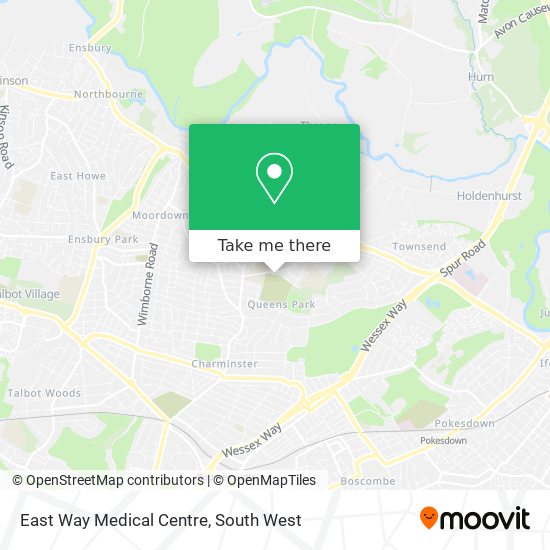 East Way Medical Centre map