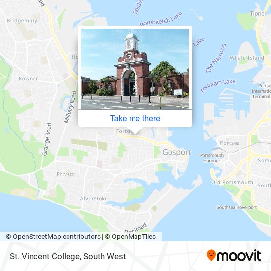 St. Vincent College map