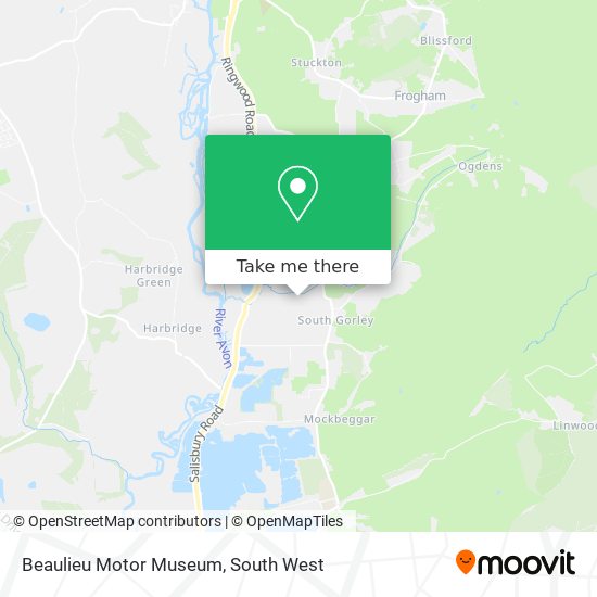 Beaulieu Motor Museum map