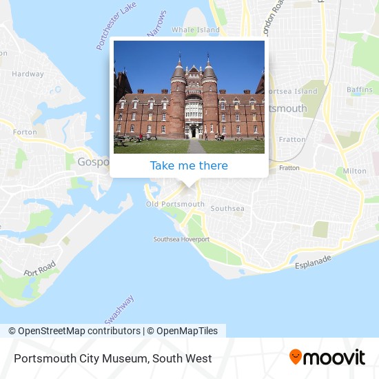 Portsmouth City Museum map