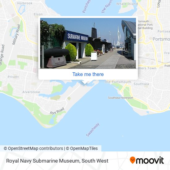 Royal Navy Submarine Museum map