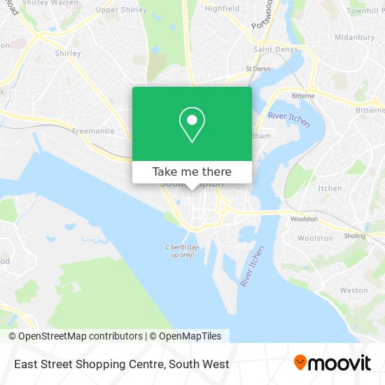 East Street Shopping Centre map