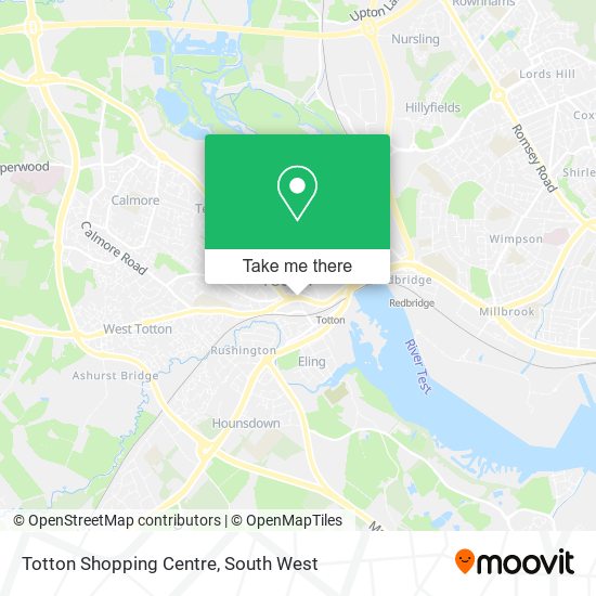 Totton Shopping Centre map