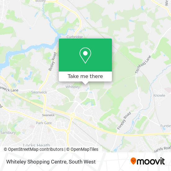 Whiteley Shopping Centre map