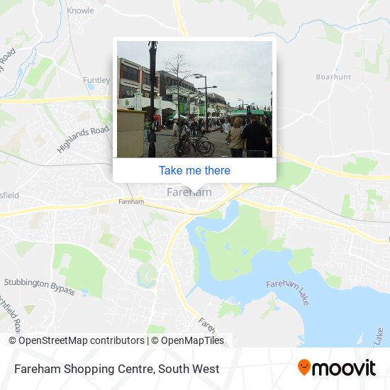 Fareham Shopping Centre map