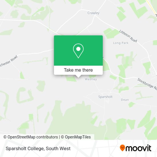 Sparsholt College map