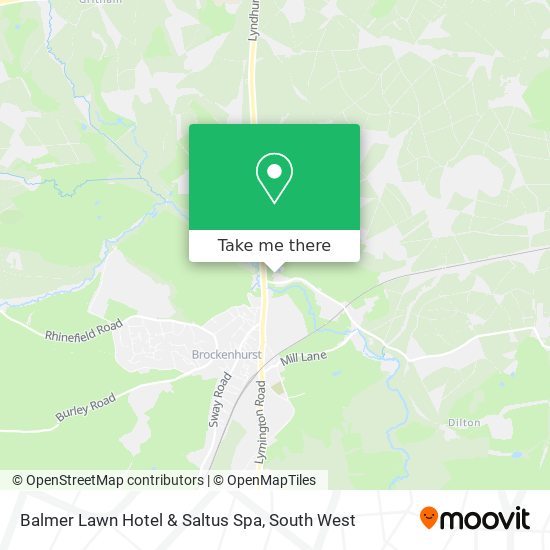 Balmer Lawn Hotel & Saltus Spa map