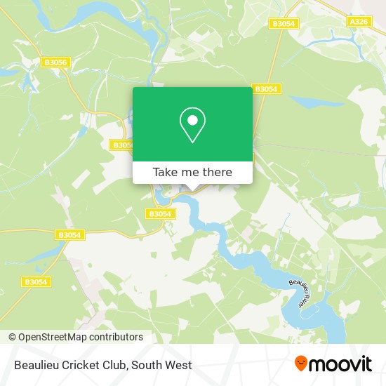 Beaulieu Cricket Club map