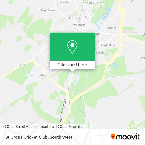 St Cross Cricket Club map