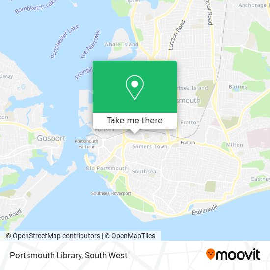 Portsmouth Library map