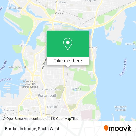 Burrfields bridge map