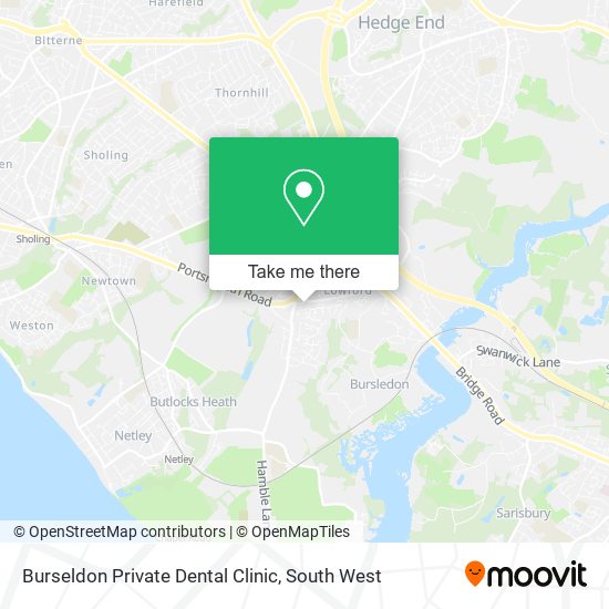 Burseldon Private Dental Clinic map