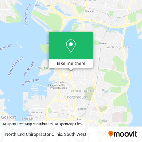 North End Chiropractor Clinic map