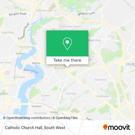 Catholic Church Hall map