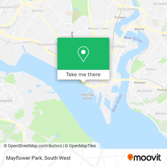 Mayflower Park map