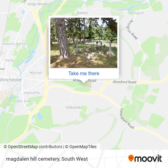 magdalen hill cemetery map