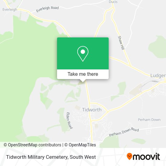 Tidworth Military Cemetery map