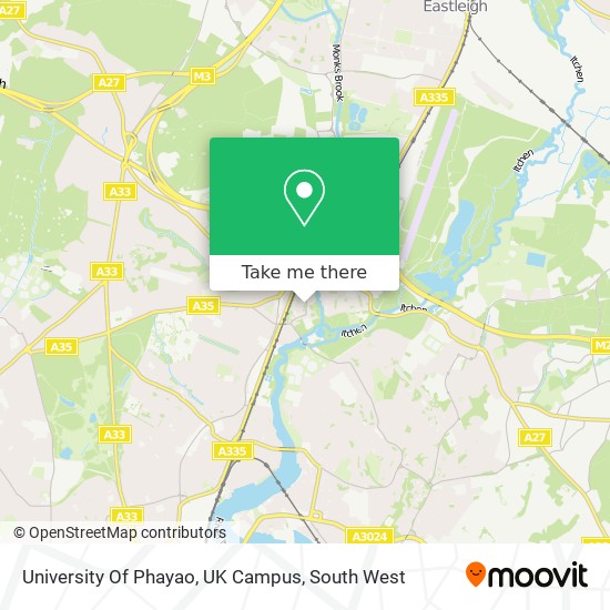 University Of Phayao, UK Campus map