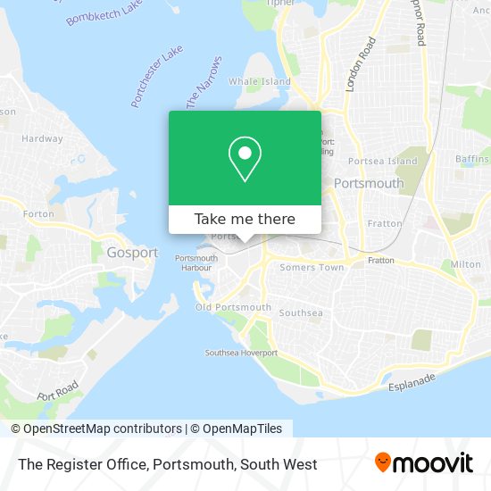 The Register Office, Portsmouth map