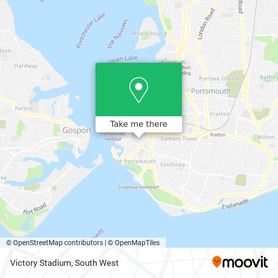 Victory Stadium map