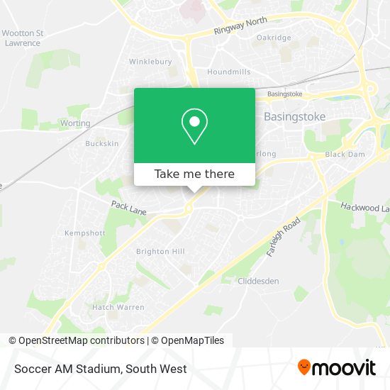 Soccer AM Stadium map