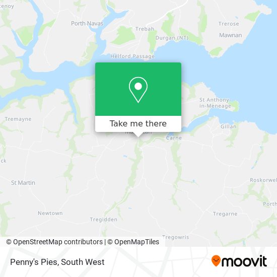 Penny's Pies map