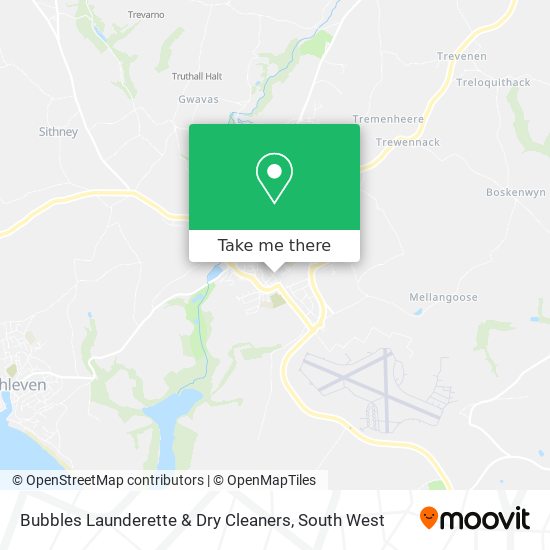 Bubbles Launderette & Dry Cleaners map