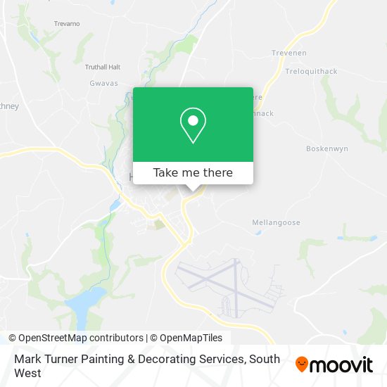 Mark Turner Painting & Decorating Services map