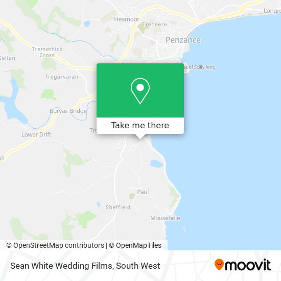 Sean White Wedding Films map