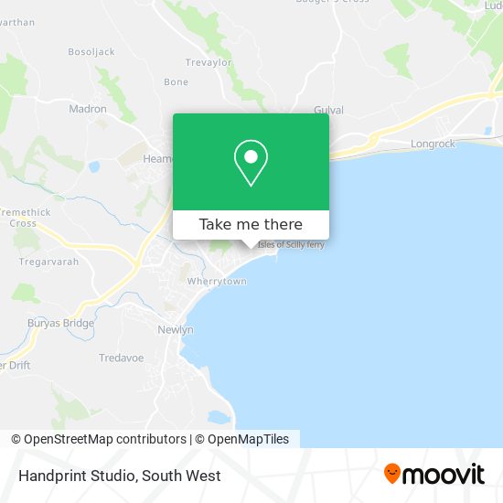 Handprint Studio map