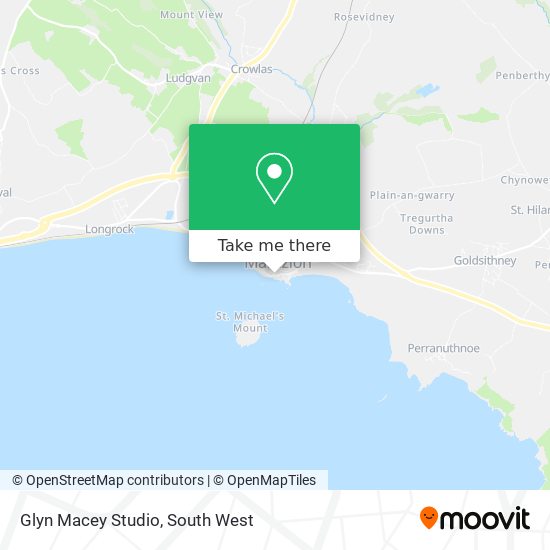 Glyn Macey Studio map