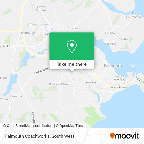 Falmouth Coachworks map