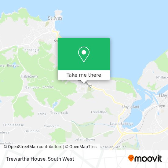 Trewartha House map