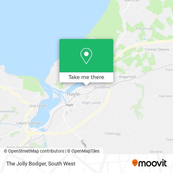 The Jolly Bodger map