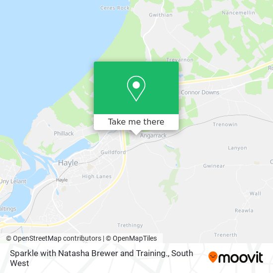 Sparkle with Natasha Brewer and Training. map