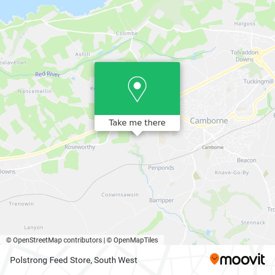 Polstrong Feed Store map